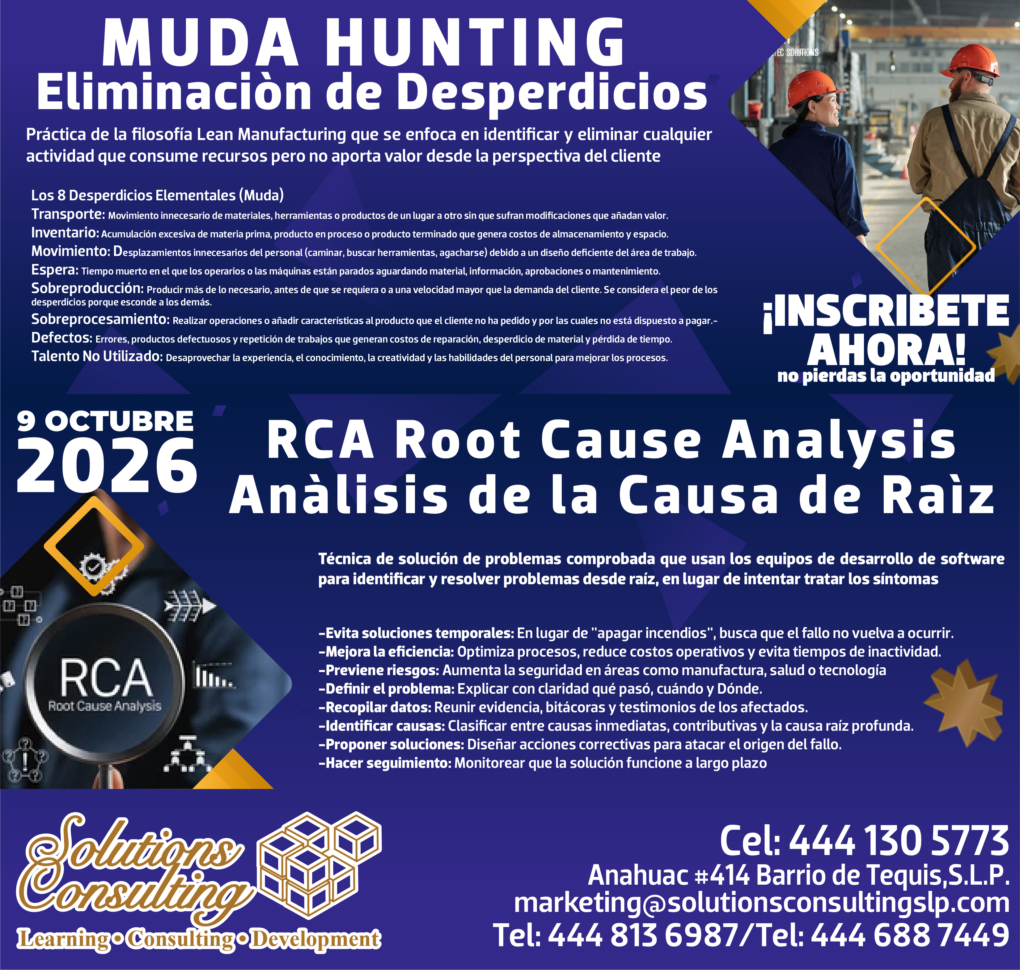 Muda Hunting y RCA Root Cause Analysis